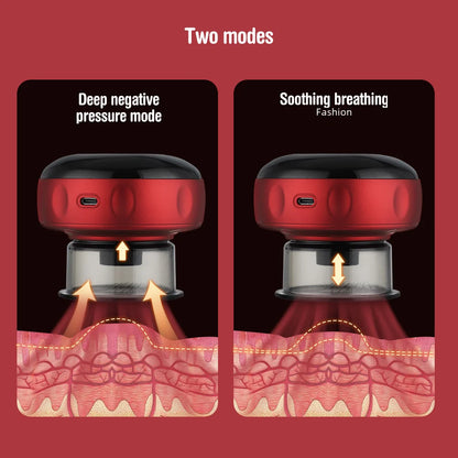 Smart Cup Massage Device (With Heating & Red Light Therapy)
